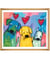 Kit de Point de Croix Comptée – Les Trois Amigos – 40,5 x 32 cm - Trimits Multicolore