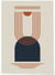 Affiche Abstract Figures 7 | A3 : 29,7x42cm