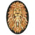 Lot de 3 écussons thermocollants lion 9 cm x 6 cm