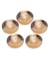 Lot de 5 boutons Corne Brillant
