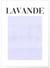 Affiche Violet Lavande | A3 : 29,7x42cm