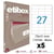Lot de 5 boites de 2700 Étiquettes - Format 70X31Mm - Etibox - Apli 119766