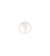 Lot de 6  boutons perles ovales 10mm blanc
