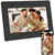 AGFAPHOTO Cadre Photo Connecté Realiview APF700 Wi-Fi 7" LCD - Affichage Photos/Vidéos, Horloge, Météo, Rotation Auto, Mémoire 32Go, Appli FRAMEO iOS/Android Incluse - Noir