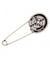 Epingle à Kilt spirale brute Nickel 75 MM X 1 - Union Knopf Gris