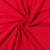 Tissu Jersey Coton uni Rouge