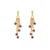 Boucles d'oreilles Elyssa en pierres Grenat - Sloya