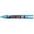 Lot de 6 marqueurs craie UNI-BALL Chalk PWE5M - Pointe ronde 1,8 mm - 2,5 mm - Bleu métallique