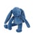 Lapin Méloé 37 cm – Bleu intense