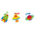 Kit porte-clés mousse pour enfant Espace 3 pièces