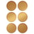 9 disques de reliure doré - We R
