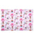 Tissu coton enfant cretonne montgolfière fille de 160 cm de largeur ninon rose vendu par 50 cm