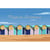 Tableau mural encadré illustration plage de Dunkerque 65x97 cm
