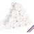 10 pelotes de laine - Blanc - 100% coton bio - 3mm - Tricot et crochet - Bergère de France