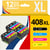 Pack compatible avec Epson 408L 12 cartouches - 123CONSOMMABLES
