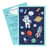 6 Invitations Espace - Recyclable