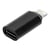 Avizar Adaptateur pour iPhone Lightning vers USB-C femelle Charge et Synchro Noir