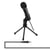 Microphone Professionnel Avec Trépied Pour Diffusion En Direct Et Jeux PC Mac Noir YONIS