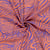 Tissu Coton extensible Psyché Pop corail sur fond Violet