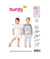 Patron Burda 9326 - Pyjama pour enfants de 18 mois à 7 ans taille n°18mois-7ans