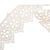 Bobine 13,7m guipure fleurs 42mm Ecru