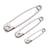 Prym Épingles à nourrice avec bobine Numéro 0–3, Sliver, 27/38/50 mm