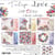 24 papiers scrapbooking 20 x 20 cm Craft O' Clock TULIPE LOVE