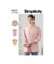 Patron Simplicity 9274 - Top encolure arrondie et V , variations de longueurs du 34 au 52 (FR) taille n°FR 44-52