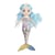 Peluche - Peluche Sirène Azura - 30 cm - cheveux bleus