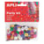 Confettis sequins couleurs assorties 11 mm 14 g