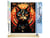Peinture par Numéro Figured'Art - Chat noir Art Déco - Kit de Loisir Créatif DIY Numéro d'Art Complet - 40x50cm toile roulée + châssis en bois à monter