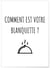 Affiche 'Comment est votre blanquette ?' | A3 : 29,7x42cm