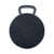 Mini Enceinte Bluetooth Portable Rond Texturé Tissu Avec Support Appel Mains-Libres Et Carte TF Noir YONIS