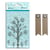 50 stickers epoxy Jeux d'hiver Flocons + 20 étiquettes kraft Fanion