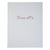 Livre d'or Balacron avec titre 100 pages blanches - 27x22 cm vertical - Blanc - x 2 - Exacompta