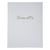 Livre d'or Balacron avec titre 100 pages blanches - 27x22 cm vertical - Blanc - x 2 - Exacompta