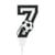 Bougie Football Chiffre 7 - 8.5 cm