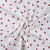 Tissu Double gaze de Coton Coccinelles rouges sur fond Blanc