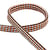 Bobine tresse chinée 25m orange