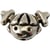 MégaCréa - Perle métal fille 17x10 mm Argenté