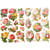 Découpes vintage, roses, feuille 16,5x23,5 cm, 2 flles/ 1 Pq.