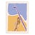 Affiche 30x40 cm - Surfeuse Longboard - Art Rider