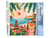 Peinture par Numéro Figured'Art - Bali au coucher du soleil - Kit de Loisir Créatif DIY Numéro d'Art Complet - 40x50cm sans châssis en bois