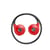 Ecouteurs Bluetooth Conduction Osseuse Étanches 7h Autonomie Rouge Compact Rouge YONIS