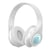 Casque Audio Sans Fil Bluetooth LED Son HIFI Autonomie 8h Confort Maximal Blanc YONIS