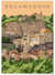 Affiche ville Rocamadour | A3 : 29,7x42cm