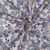 Tissu Voile de Coton digital fleurs Multicolores sur fond Blanc cassé