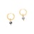 Boucles d'oreilles créoles Serena en pierres Tourmaline - Sloya