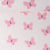 Tissu Sweat envers molletonné Lili papillons Roses sur fond Blanc cassé
