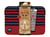 PORT Designs Housse universelle en mousse à mémoire de forme pour ordinateur portable bleue rouge 13/14 pouces